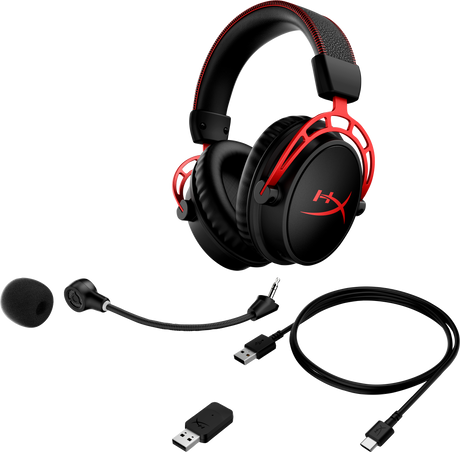 HyperX Cloud Alpha Belaidės žaidimų ausinės, Black-Red