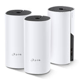 TP-LINK | Whole Home Mesh WiFi System | Deco M4 (3-Pack) | 802.11ac | 300+867 Mbit/s | 10/100/1000 Mbit/s | Ethernet LAN (RJ-45) ports 2 | Mesh Support Yes | MU-MiMO Yes | No mobile broadband | Antenna type 2xInternal | No