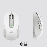 Logitech Signature M650 Belaidė pelė RF Wireless+Bluetooth Optical 4000 DPI, Off-white