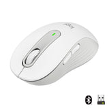 Logitech Signature M650 Belaidė pelė RF Wireless+Bluetooth Optical 4000 DPI, Off-white