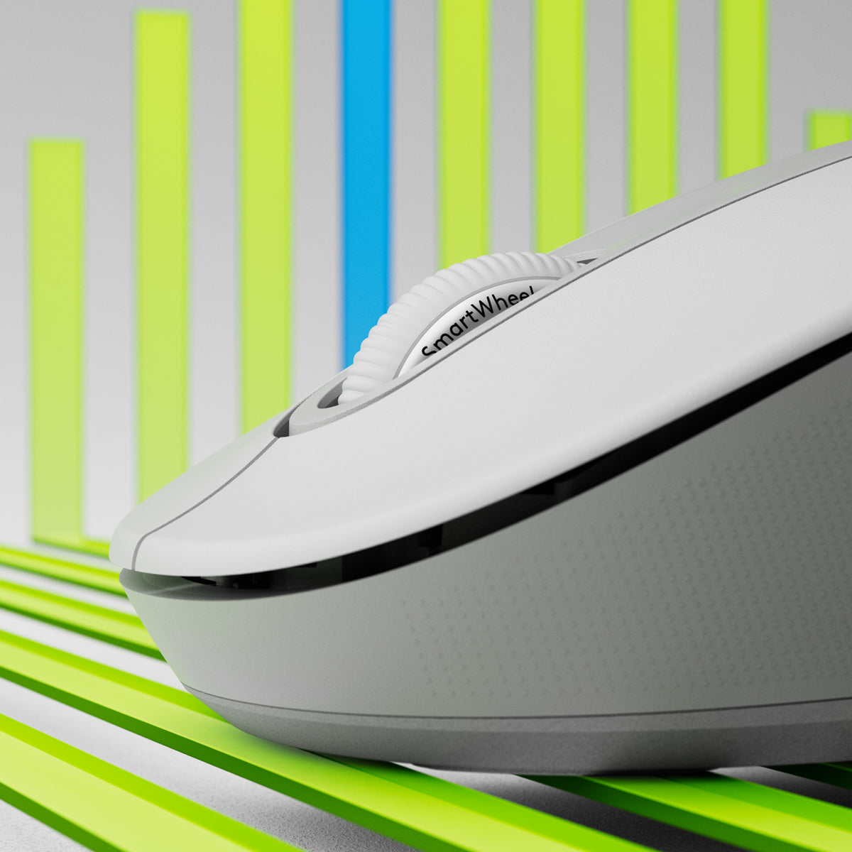 Logitech Signature M650 Belaidė pelė RF Wireless+Bluetooth Optical 4000 DPI, Off-white