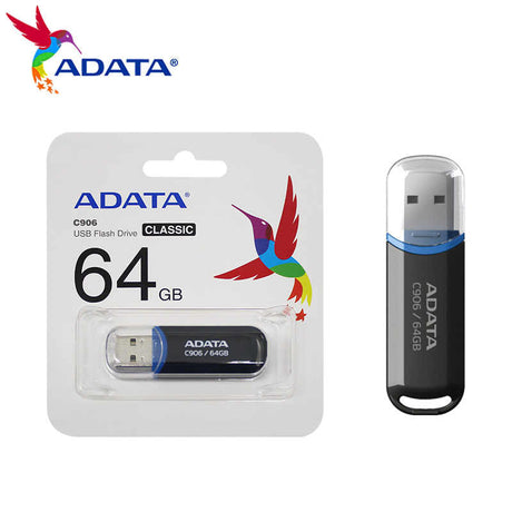 ADATA | USB Flash Drive | C906 | 64 GB | USB Type-A | Black