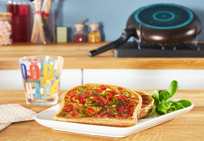 TEFAL | Frying Pan | B5690453 Easy Plus | Frying | Diameter 24 cm | Not suitable for induction hob | Fixed handle