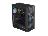 Genesis Gaming PC Case | Diaxid 605 ARGB | Midi Tower | Black