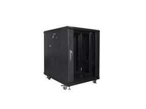 Lanberg | Rack cabinet 19" free-standing 15U/600x800 (flat pack) | FF01-6815-12B | Black