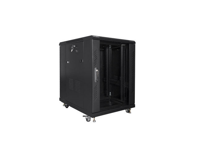 Lanberg | Rack cabinet 19" free-standing 15U/600x800 (flat pack) | FF01-6815-12B | Black