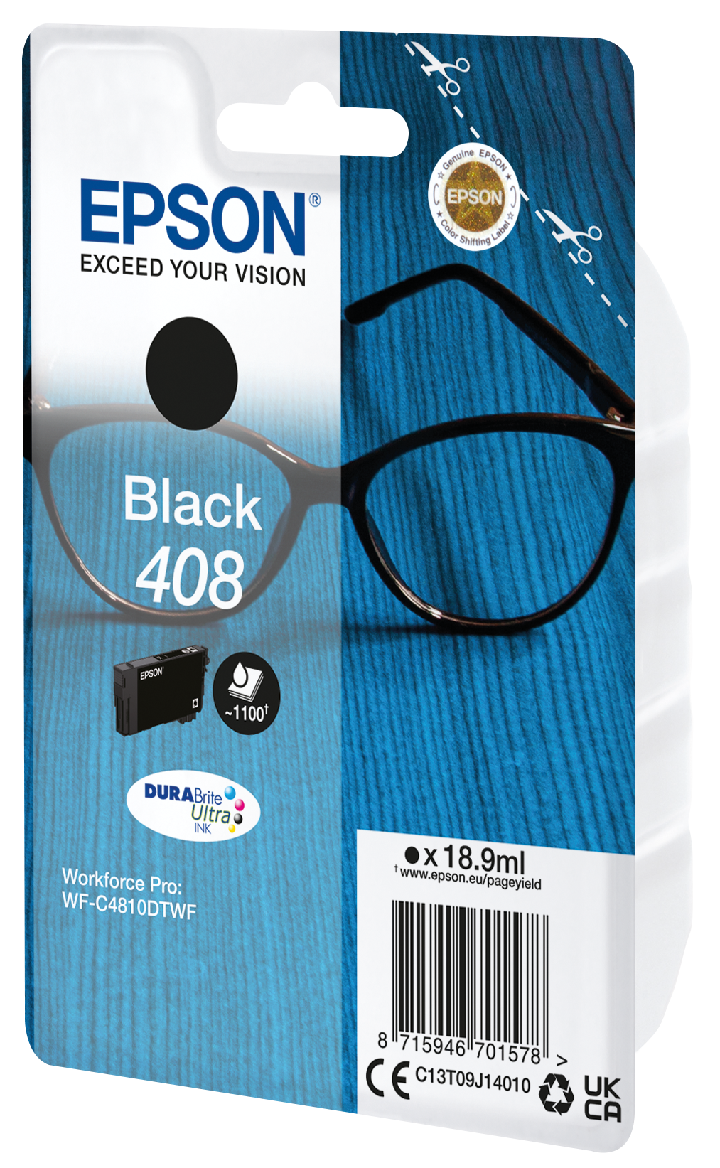 Epson DURABrite Ultra 408L | Ink cartrige | Black
