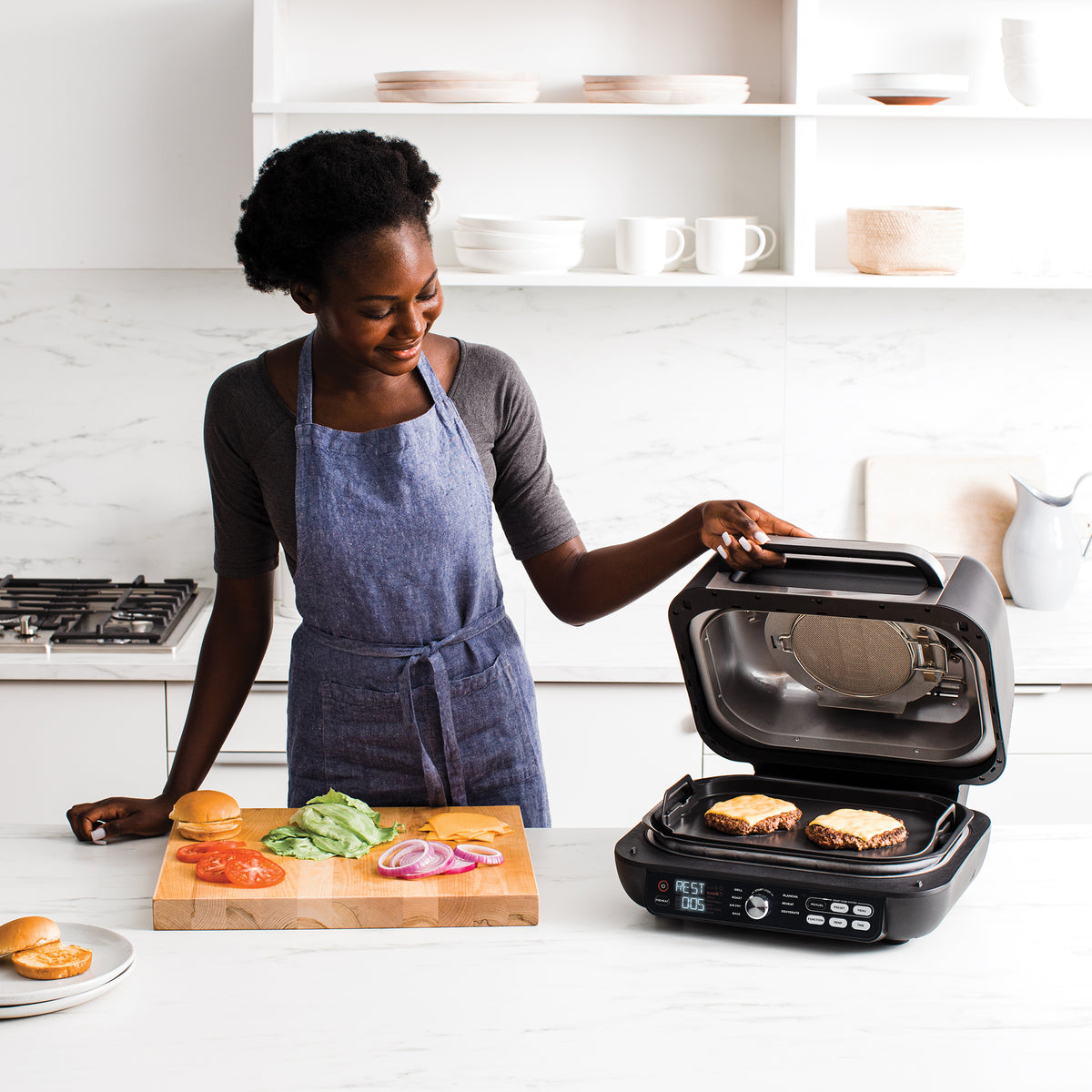 Ninja AG651EU Electric Contact Grill, Black | NINJA