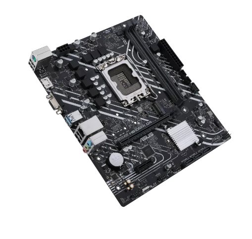 Asus | PRIME H610M-K D4 | Processor family Intel | Processor socket  LGA1700 | DDR4 DIMM | Memory slots 2 | Supported hard disk drive interfaces SATA, M.2 | Number of SATA connectors 4 | Chipset Intel H610 | mATX
