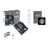 Asus | PRIME H610M-D D4 | Processor family Intel | Processor socket  LGA1700 | DDR4 DIMM | Memory slots 2 | Supported hard disk drive interfaces SATA, M.2 | Number of SATA connectors 4 | Chipset Intel H610 | mATX