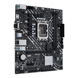 Asus | PRIME H610M-D D4 | Processor family Intel | Processor socket  LGA1700 | DDR4 DIMM | Memory slots 2 | Supported hard disk drive interfaces SATA, M.2 | Number of SATA connectors 4 | Chipset Intel H610 | mATX