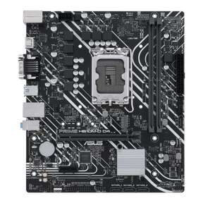 Asus | PRIME H610M-D D4 | Processor family Intel | Processor socket  LGA1700 | DDR4 DIMM | Memory slots 2 | Supported hard disk drive interfaces SATA, M.2 | Number of SATA connectors 4 | Chipset Intel H610 | mATX