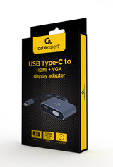 Cablexpert | USB Type-C to HDMI and VGA display adapter | A-USB3C-HDMIVGA-01 | USB Type-C