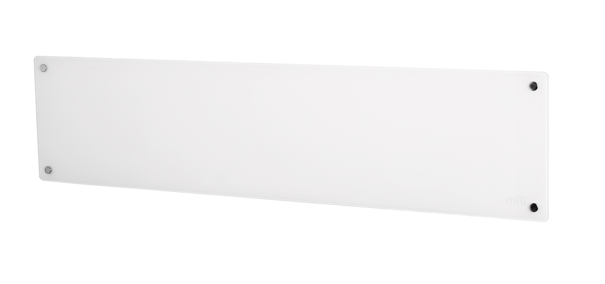 Mill | Heater | MB800L DN Glass | Panel Heater | 800  W | Number of power levels 1 | Suitable for rooms up to 10-14 m² | White | IPX4