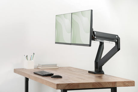 Digitus Desk Mount | DA-90427 | Adjustable Height, Rotate, Tilt, Swivel | 15-35 " | Maximum weight (capacity) 2x15 kg | Black