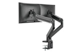 Digitus Desk Mount | DA-90427 | Adjustable Height, Rotate, Tilt, Swivel | 15-35 " | Maximum weight (capacity) 2x15 kg | Black