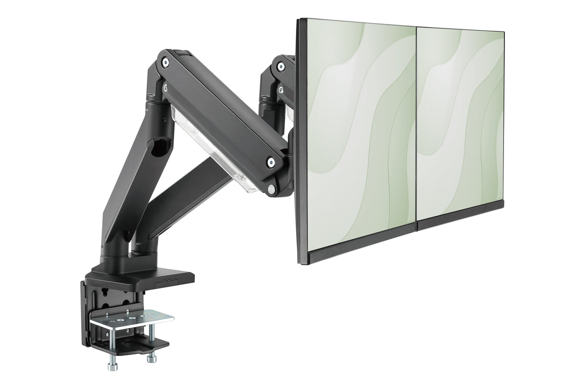 Digitus Desk Mount | DA-90427 | Adjustable Height, Rotate, Tilt, Swivel | 15-35 " | Maximum weight (capacity) 2x15 kg | Black