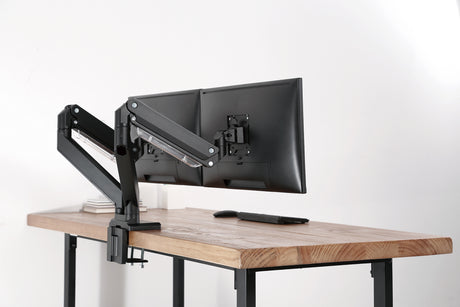 Digitus Desk Mount | DA-90427 | Adjustable Height, Rotate, Tilt, Swivel | 15-35 " | Maximum weight (capacity) 2x15 kg | Black
