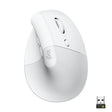Logitech Lift Vertical Belaidė pelė, RF Wireless + Bluetooth, 4000 DPI, Off-white