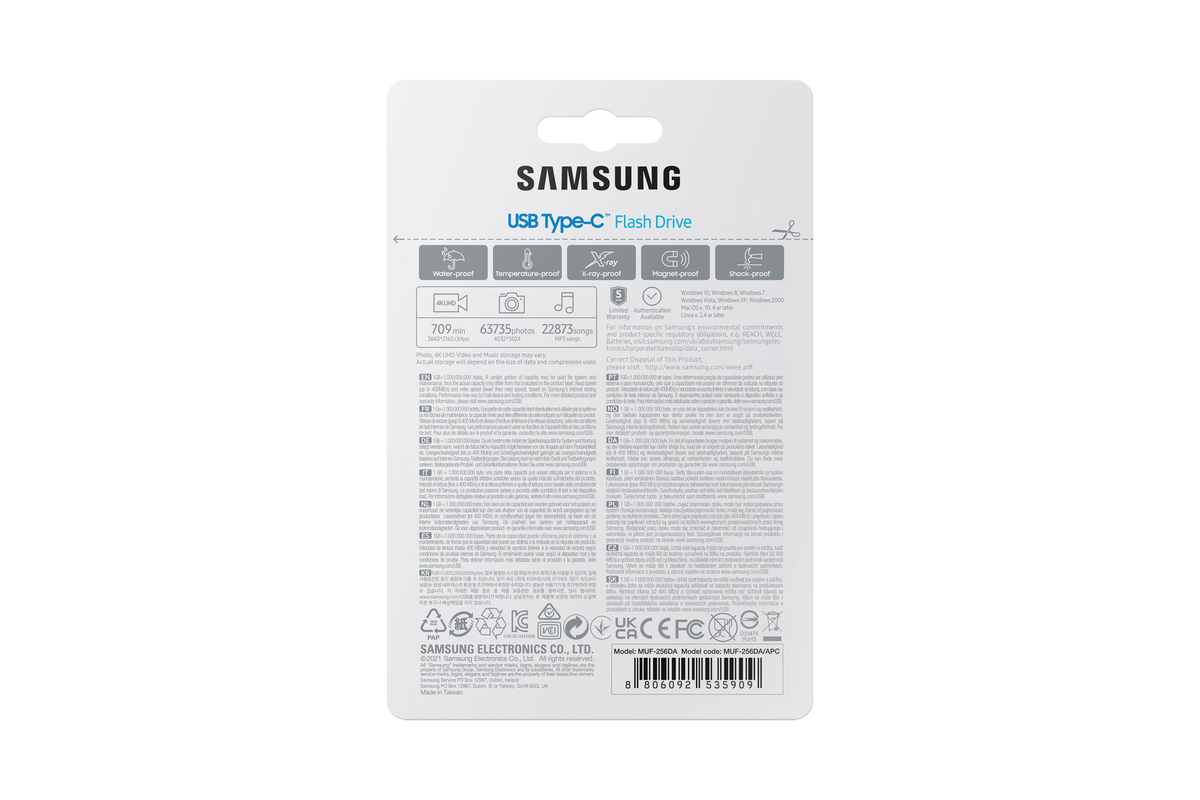 Samsung | USB Flash Drive | MUF-256DA/APC | 256 GB | USB Type-C | Blue