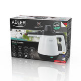Adler | Steam cleaner | AD 7038 | Power 1200 W | Steam pressure 3.5 bar | Water tank capacity 0.45 L | White/Black
