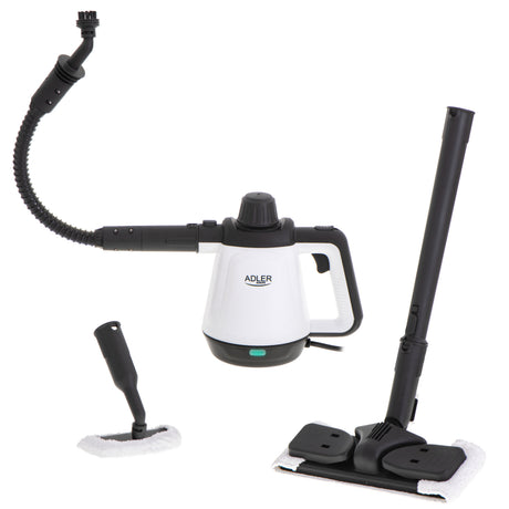Adler | Steam cleaner | AD 7038 | Power 1200 W | Steam pressure 3.5 bar | Water tank capacity 0.45 L | White/Black