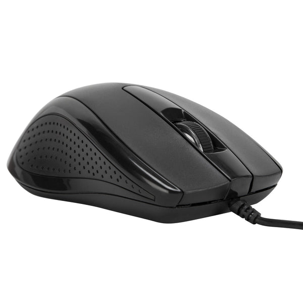 Targus Full-Size Optical Antimicrobial Wired Mouse | Targus Mouse | Full-Size Optical Antimicrobial | Wired | Black