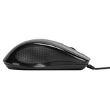 Targus Full-Size Optical Antimicrobial Wired Mouse | Targus Mouse | Full-Size Optical Antimicrobial | Wired | Black