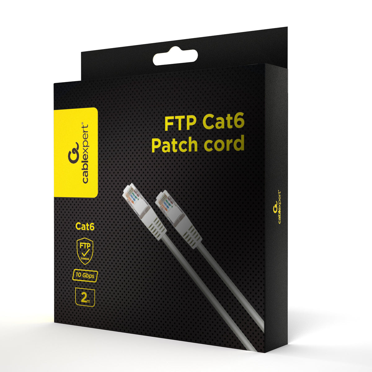 FTP Cat6 | Patch cord | Perfect connection; Foil shielded - for a reliable connection; Gold plated contacts | White | 5 m