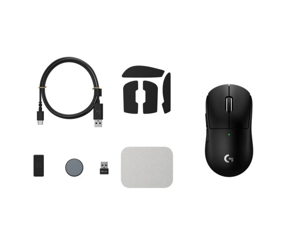Logitech G PRO X SUPERLIGHT 2c Belaidė žaidimų pelė, RF Wireless, 44000 DPI, Juoda