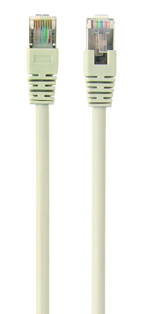 FTP Cat6 | Patch cord | Perfect connection; Foil shielded - for a reliable connection; Gold plated contacts | White | 5 m