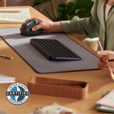 Logitech Lift Vertical for Business Belaidė pelė RF Wireless + Bluetooth, 4000 DPI, Graphite