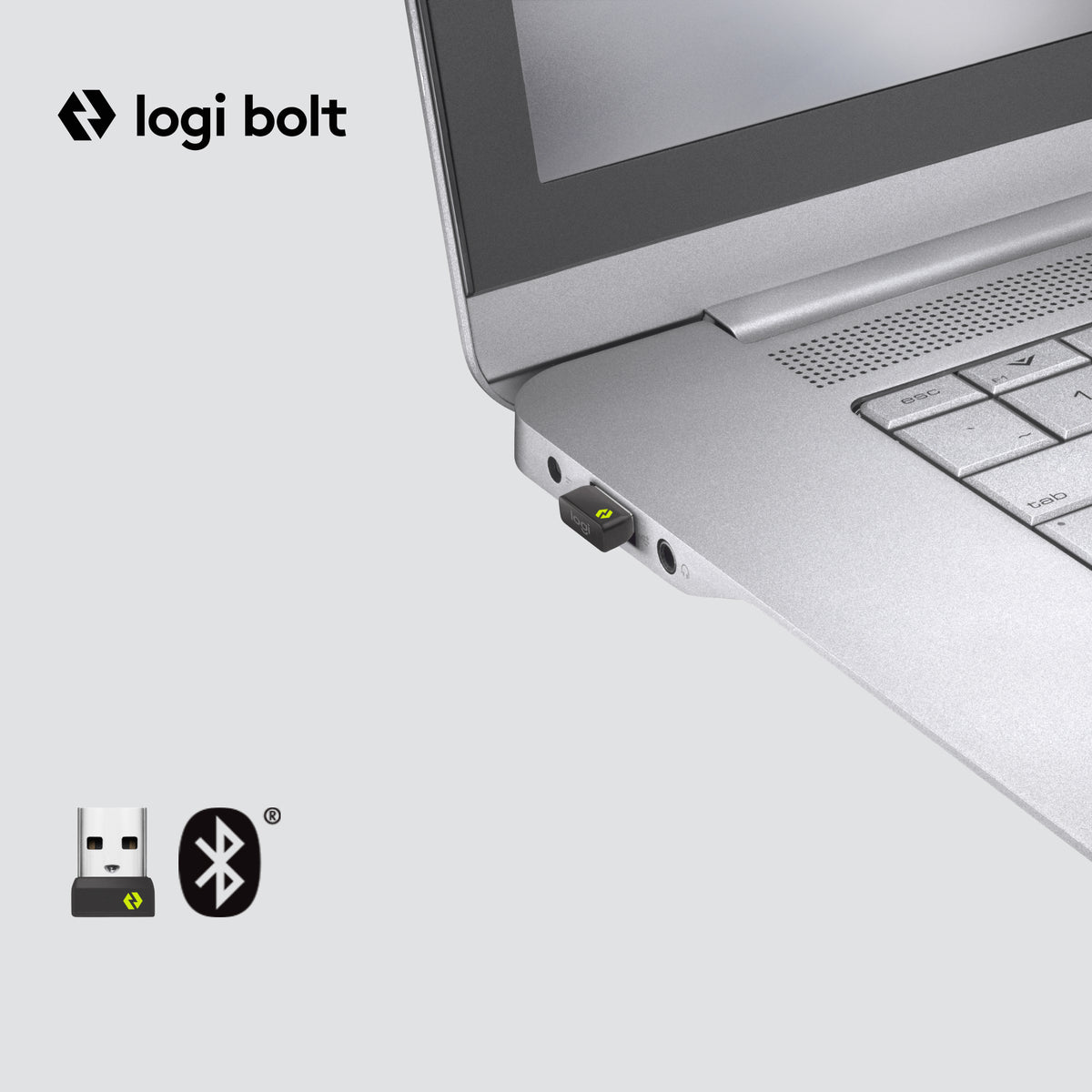 Logitech Lift Vertical for Business Belaidė pelė RF Wireless + Bluetooth, 4000 DPI, Graphite