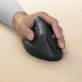 Logitech Lift Vertical Left for Business Belaidė pelė RF Wireless + Bluetooth, 4000 DPI, Graphite