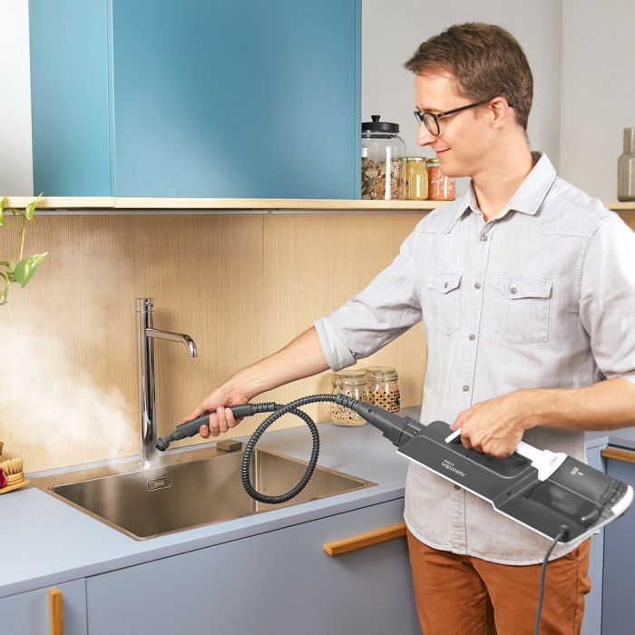 Polti | Steam mop with integrated portable cleaner | PTEU0304 Vaporetto SV610 Style 2-in-1 | Power 1500 W | Steam pressure Not Applicable bar | Water tank capacity 0.5 L | Grey/White