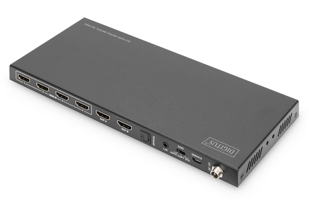Digitus | 4x2 HDMI Matrix Switch, 4K/60Hz | DS-55509