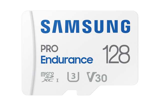 Samsung | PRO Endurance | MB-MJ128KA/EU | 128 GB | MicroSD Memory Card | Flash memory class U3, V30, Class 10 | SD adapter
