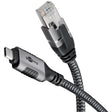 Goobay | USB-A 3.1 to RJ45 Ethernet Cable, 1 m | 70696 | Black