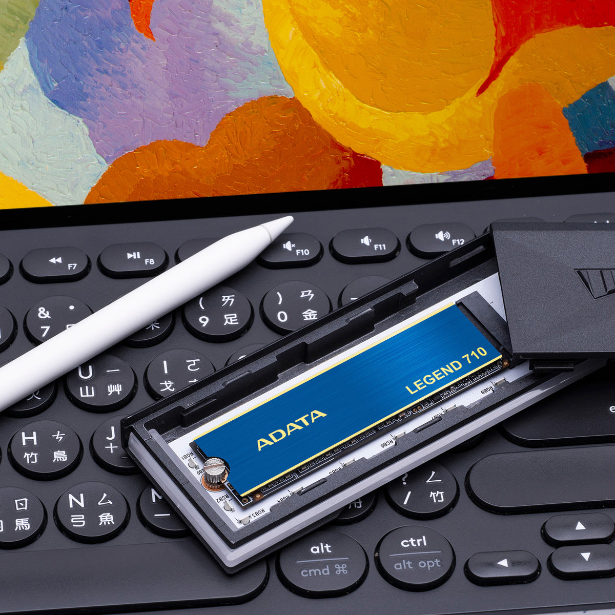 ADATA | LEGEND 710 | 1000 GB | SSD form factor M.2 2280 | Solid-state drive interface PCIe Gen3x4 | Read speed 2400 MB/s | Write speed 1800 MB/s