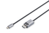 Digitus | Bi-directional Adapter Cable | DB-300334-020-S | USB-C to DP Display Port