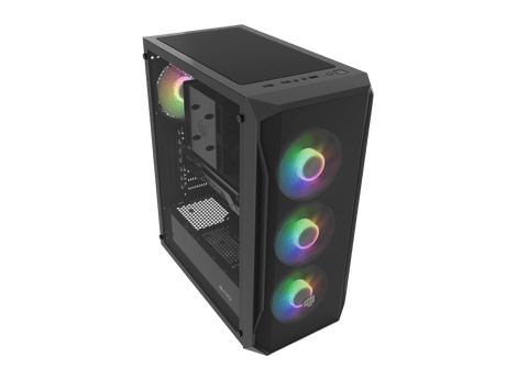 Fury PC Case | SHOBO SH4F RGB | Midi-Tower | Black