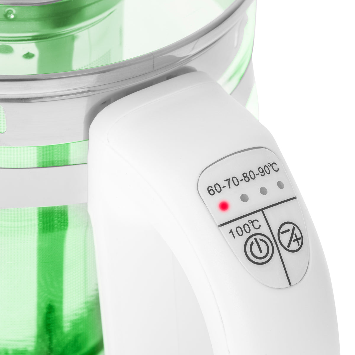 Adler | Kettle | AD 1299 | Electric | 2200 W | 1.5 L | Glass | 360° rotational base | White