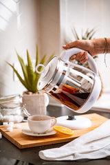 Adler | Kettle | AD 1299 | Electric | 2200 W | 1.5 L | Glass | 360° rotational base | White