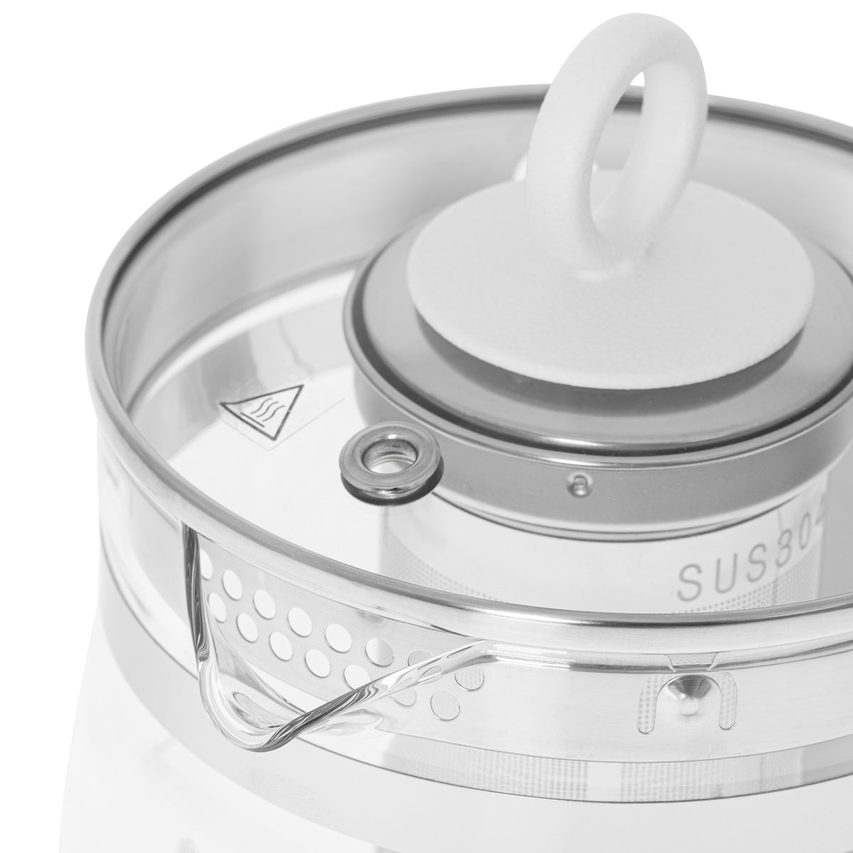 Adler | Kettle | AD 1299 | Electric | 2200 W | 1.5 L | Glass | 360° rotational base | White