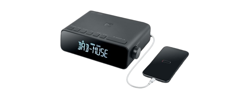 Muse | DAB+/FM RDS Radio | M-175 DBI | Alarm function | AUX in | Black