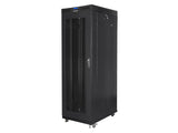Lanberg | Rack cabinet 19" free-standing 37U/800x1000 (flat pack) with glass door lCD V2 | FF01-8037-23BL | Black
