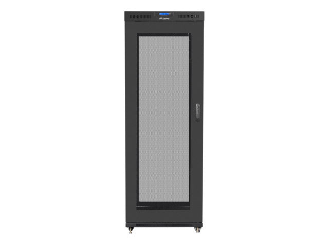 Lanberg | Rack cabinet 19" free-standing 37U/800x1000 (flat pack) with glass door lCD V2 | FF01-8037-23BL | Black