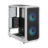 Fractal Design | Focus 2 | Side window | Midi Tower | ATX | RGB White TG Clear Tint