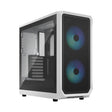 Fractal Design | Focus 2 | Side window | Midi Tower | ATX | RGB White TG Clear Tint