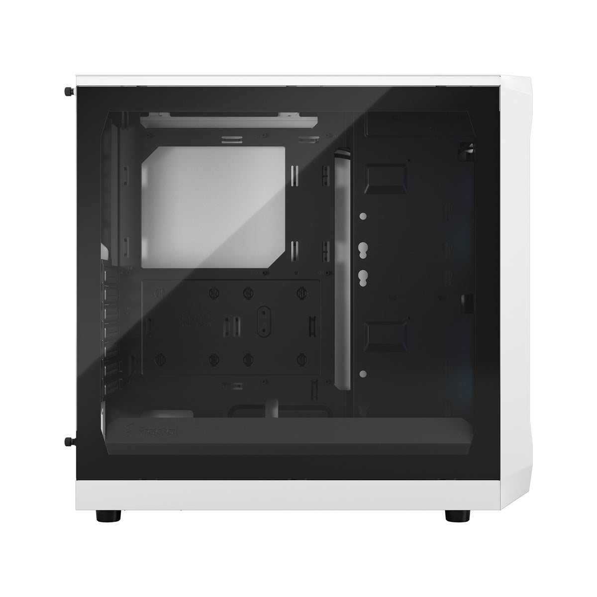 Fractal Design | Focus 2 | Side window | Midi Tower | ATX | RGB White TG Clear Tint